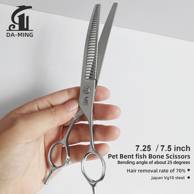 Grooming Scissors - Hondentrimmerschaar Fishbone, voor het trimmen van