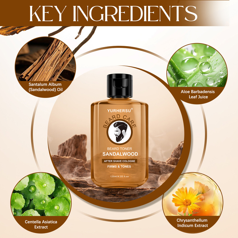 Aftershave - Sandalhouten aftershave-lotion – verfrissende aftershave-tonic voor