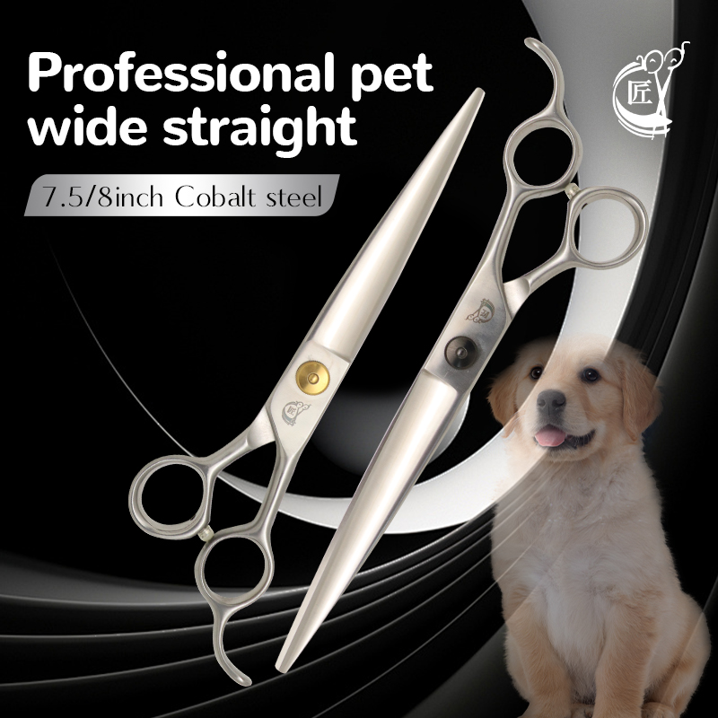 Grooming Scissors - Kraan 7.5/8.0 Inch Kobaltstaal Professionele Huisdierenverzorging
