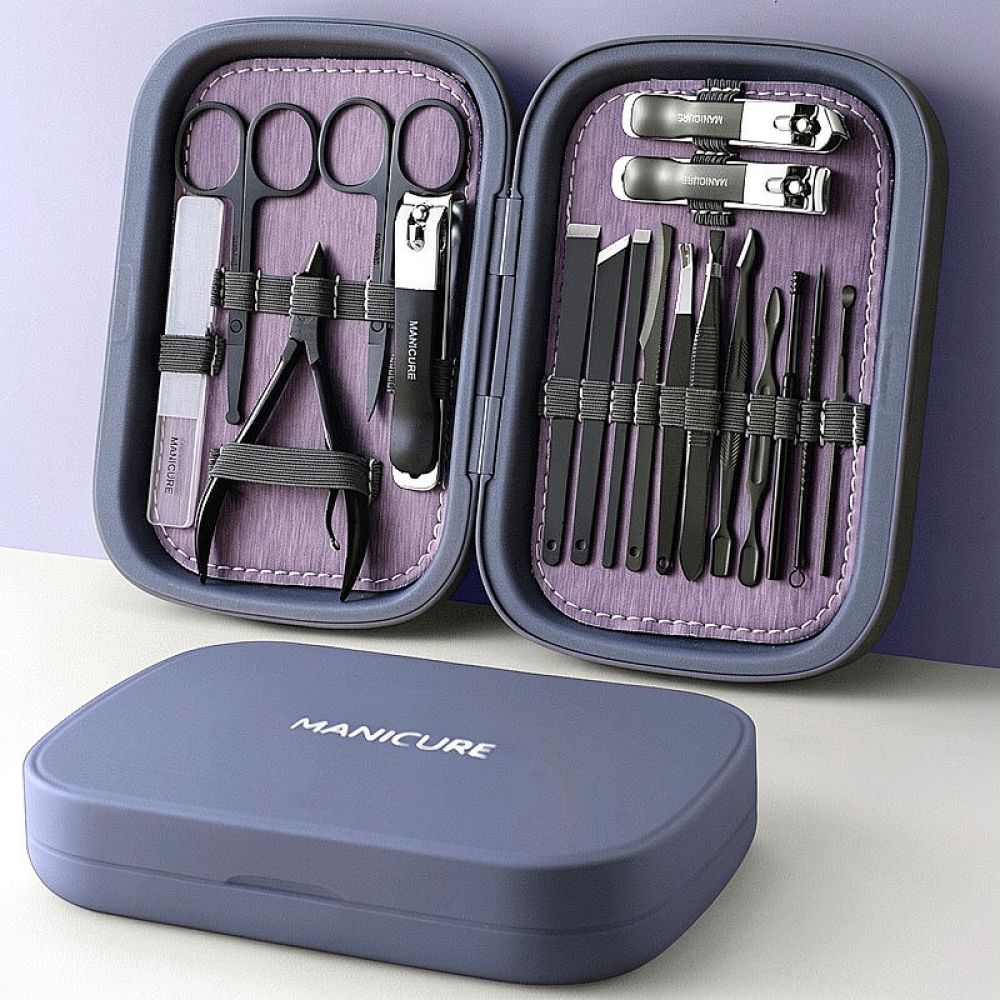 Mens Grooming Travel Kit - Professionele nagelschaarset van roestvrij staal, manicure-set