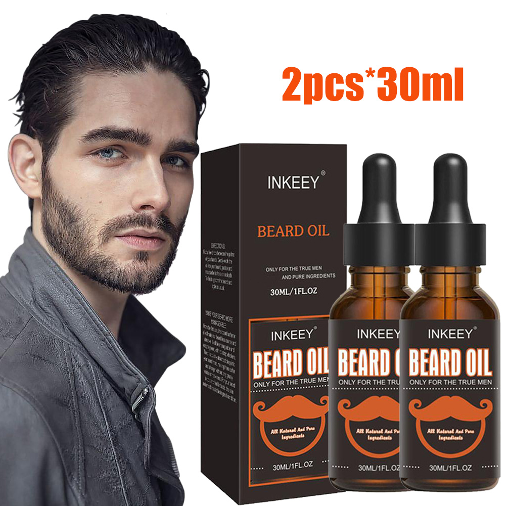 Beard Oil - 2 Stuks Baardverzorgingsolie Voor Mannen Natuurlijke