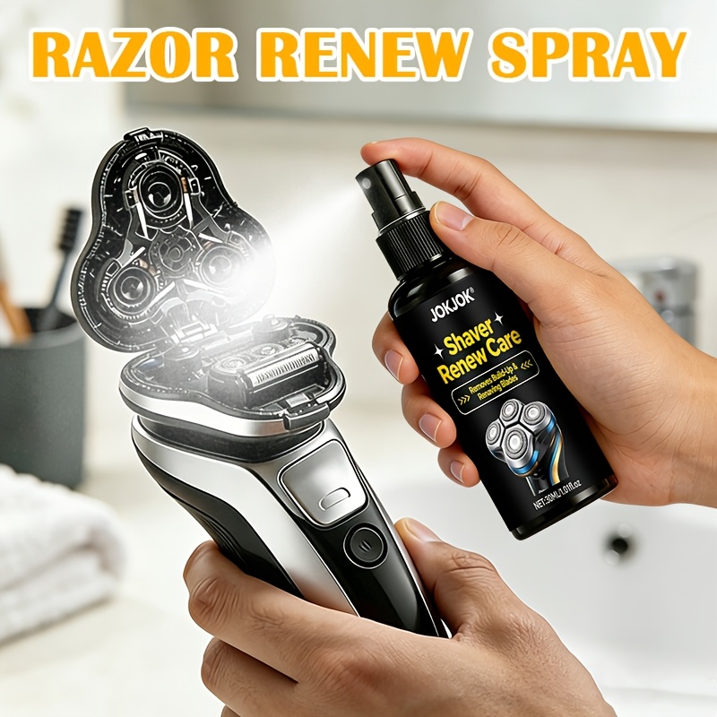 Electric Shaver Rotary - Elektrisch Scheerapparaat Renew Care Spray 30ML