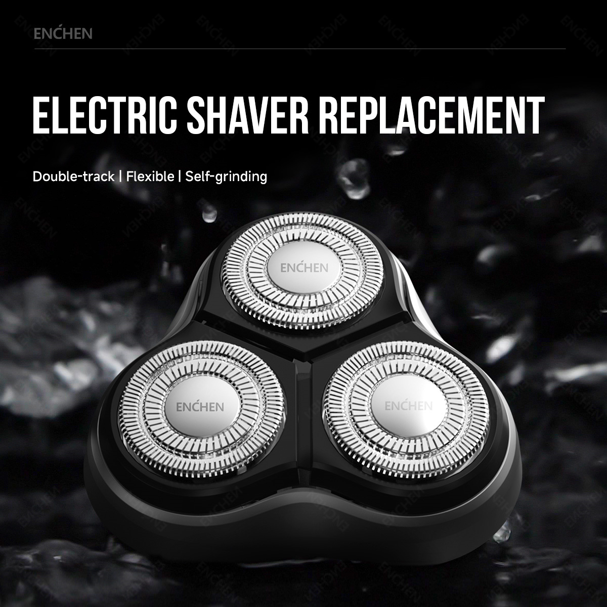 Electric Shaver Rotary - ENCHEN Blackstone's Vervanging Elektrisch Scheerapparaat Hoofd