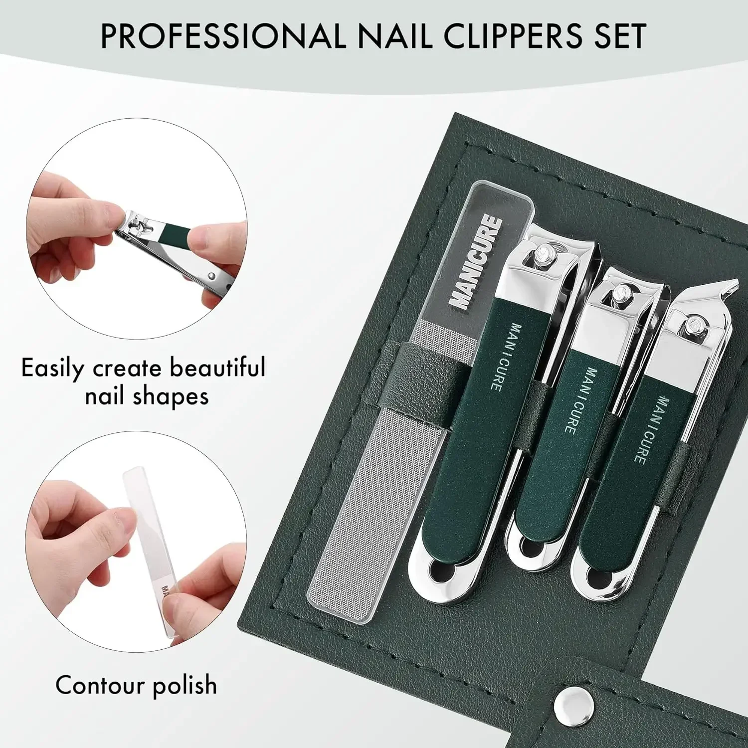 4 stuks nagelknippers voor man - Mens Grooming Travel Kit recensie en prijs