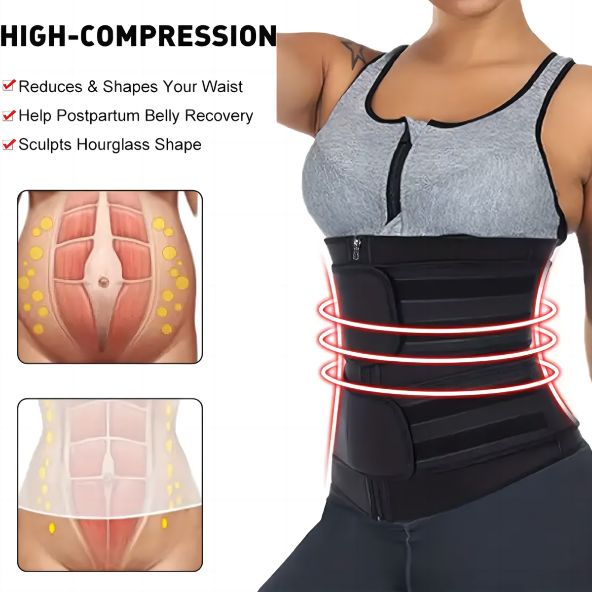 Dames tailletrainer riem met d - Body Trimmer recensie en prijs