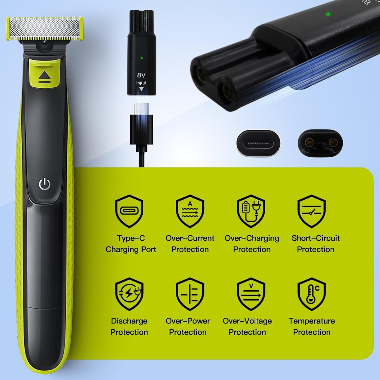 8V HQ850 Type-C Scheerapparaat - Electric Shaver Rotary recensie en prijs