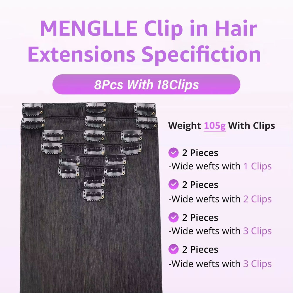 Clip-in haar extensions van ec - Hair Clipper recensie en prijs