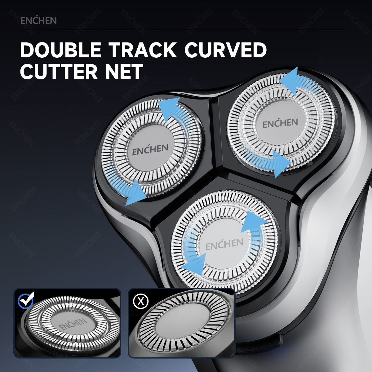 ENCHEN Blackstone's Vervanging - Electric Shaver Rotary recensie en prijs