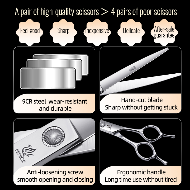 Fenice 6//6.5/7/7.5 Inch Profe - Grooming Scissors recensie en prijs